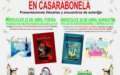 DIA INTERNACIONAL DEL LIBRO 2025. Presentaciones literarias y encuentros de autor@s en CASARABONELA